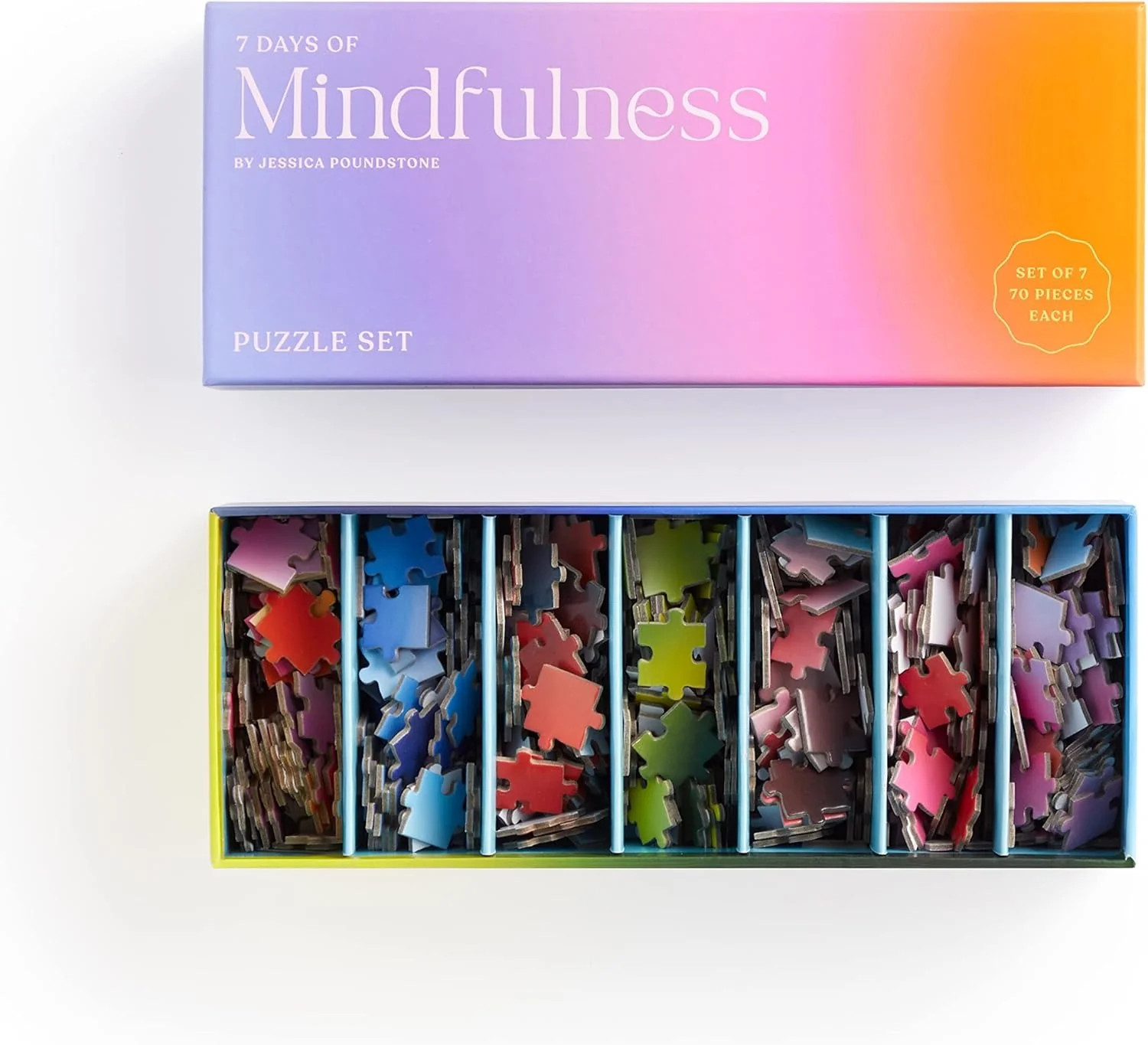 7 Days of Mindfulness - Calming Jigsaw Puzzle Set - Image 2