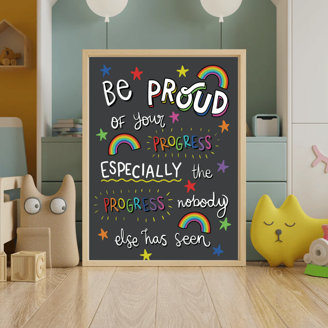 Be Proud Of Yourself - Motivational & Inspirational Poster Print for Mental Health and Well-Being - Image 10