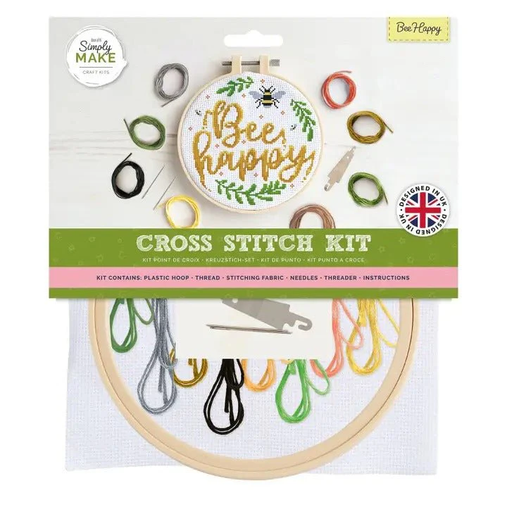 Bee Happy Cross Stitch Craft Kit - Image 2