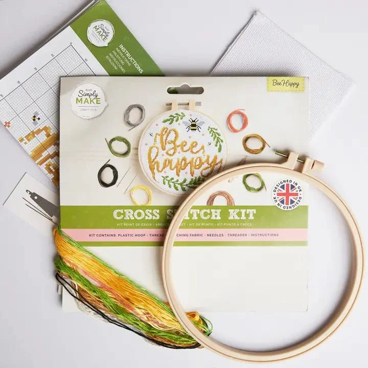 Bee Happy Cross Stitch Craft Kit - Image 4