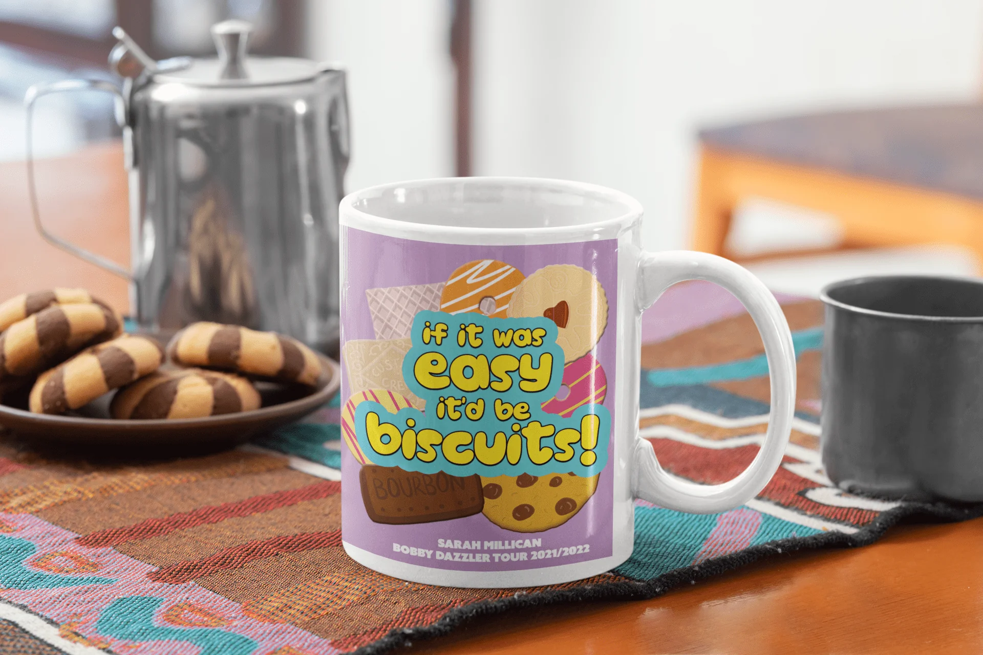 If It Was Easy It'd Be Biscuits Mug - Official Sarah Millican Bobby Dazzler 2022/23 Tour Merchandise - Image 3