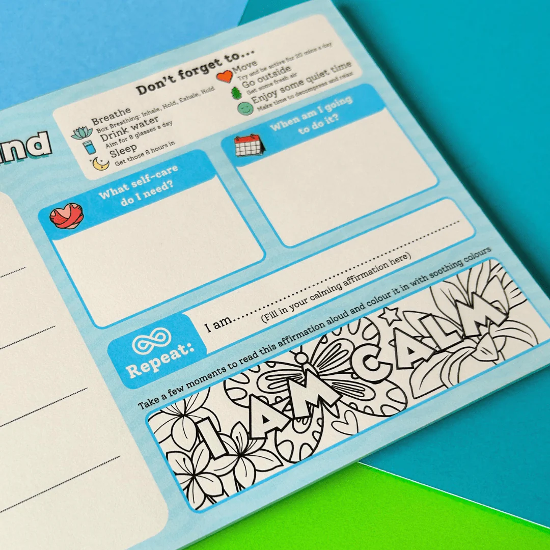 'Calm Your Mind' A5 Anxiety Relief Notepad - Image 3