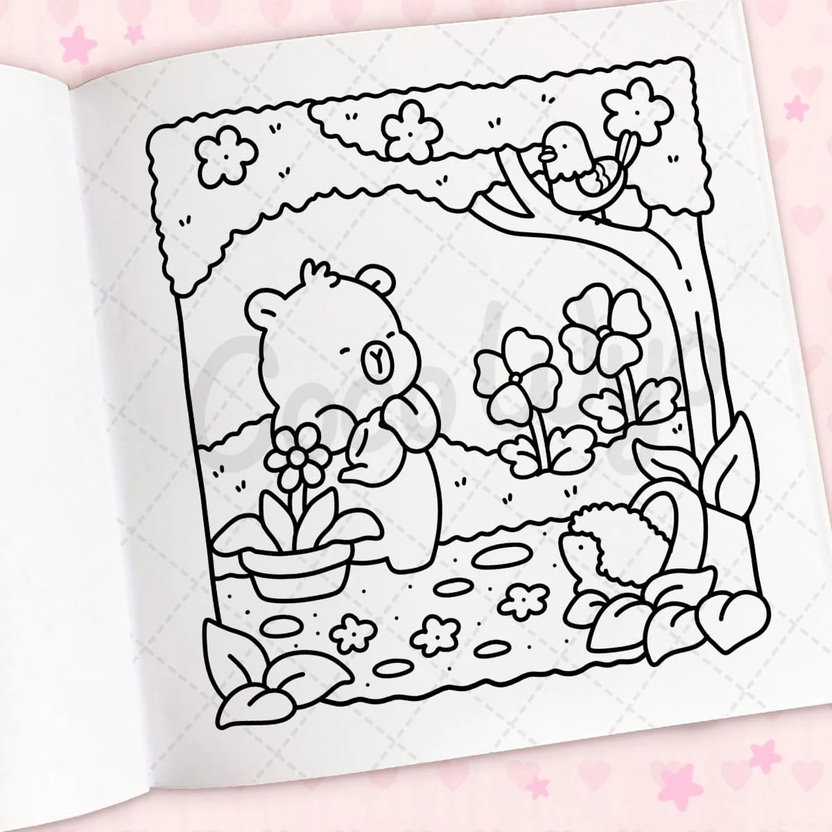 Cozy Cuties: A Cute and Comfy Colouring Book (by Coco Wyo) - Image 4