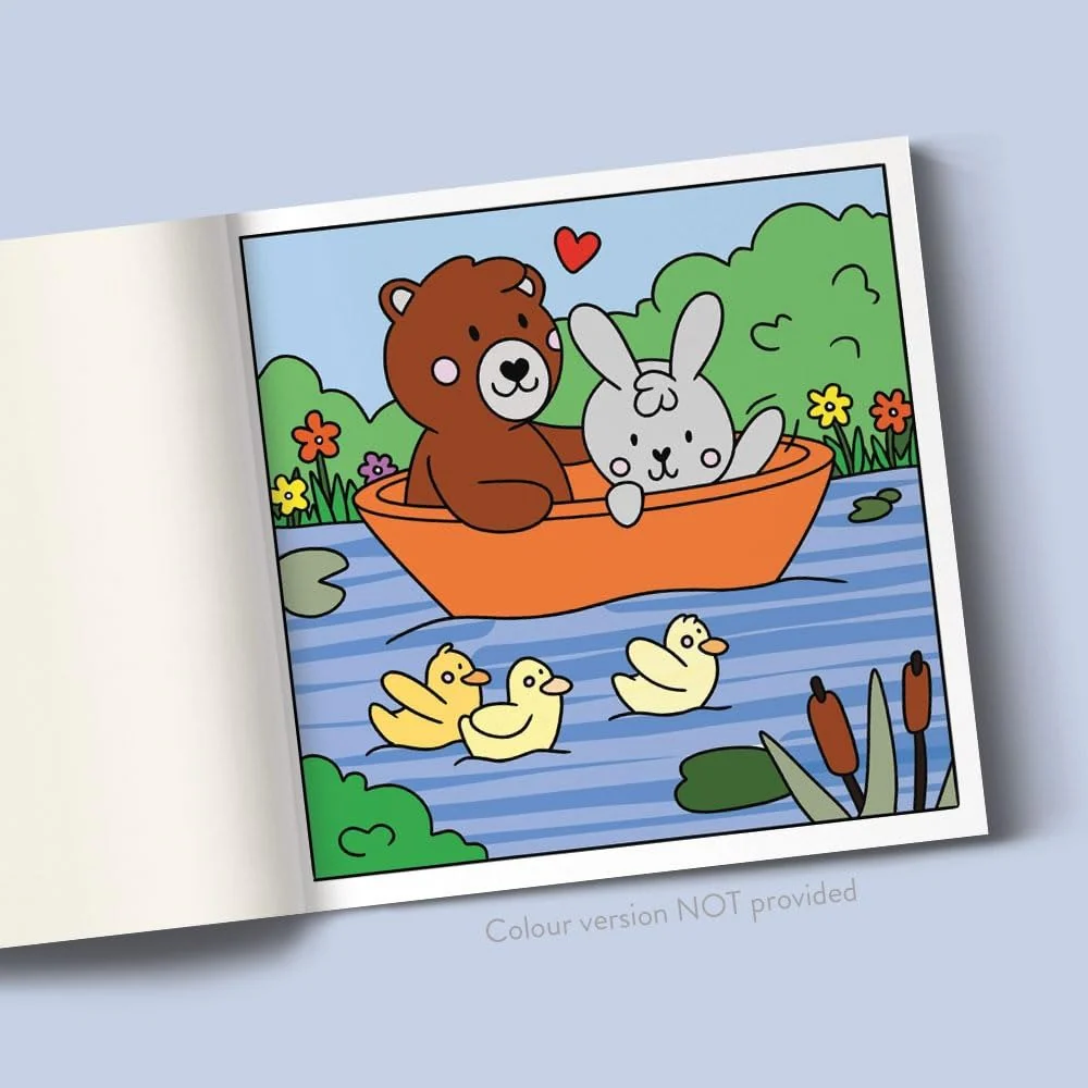 Cuties: Cute Kawaii Colouring Book for Teens and Adults Featuring Adorable Animals, Purmaids and Cosy Scenes - Image 4