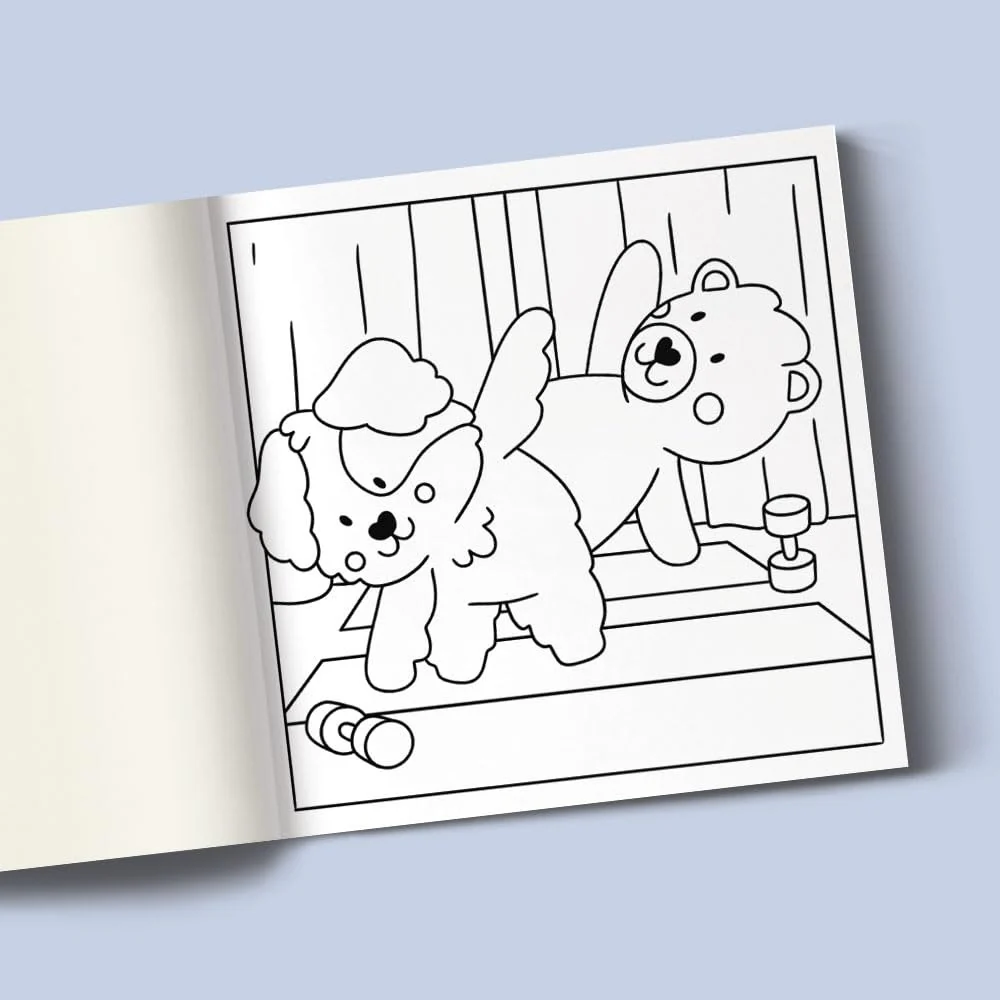 Cuties: Cute Kawaii Colouring Book for Teens and Adults Featuring Adorable Animals, Purmaids and Cosy Scenes - Image 6