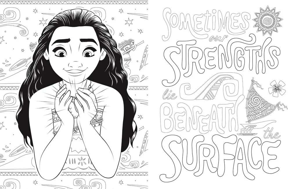Disney Quotes to Live Your Life By Colouring Book : A collection of inspirational sayings and words of wisdom - Image 4