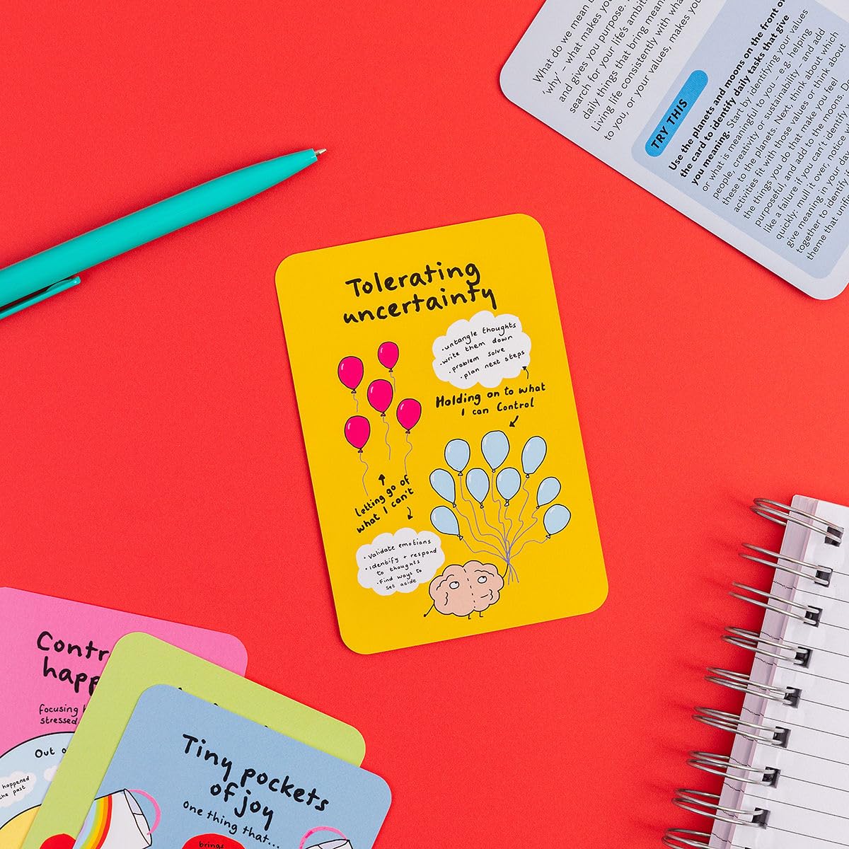 Emotional First Aid Kit: 45 Cards for Self Care by Dr Emma Hepburn - Image 3