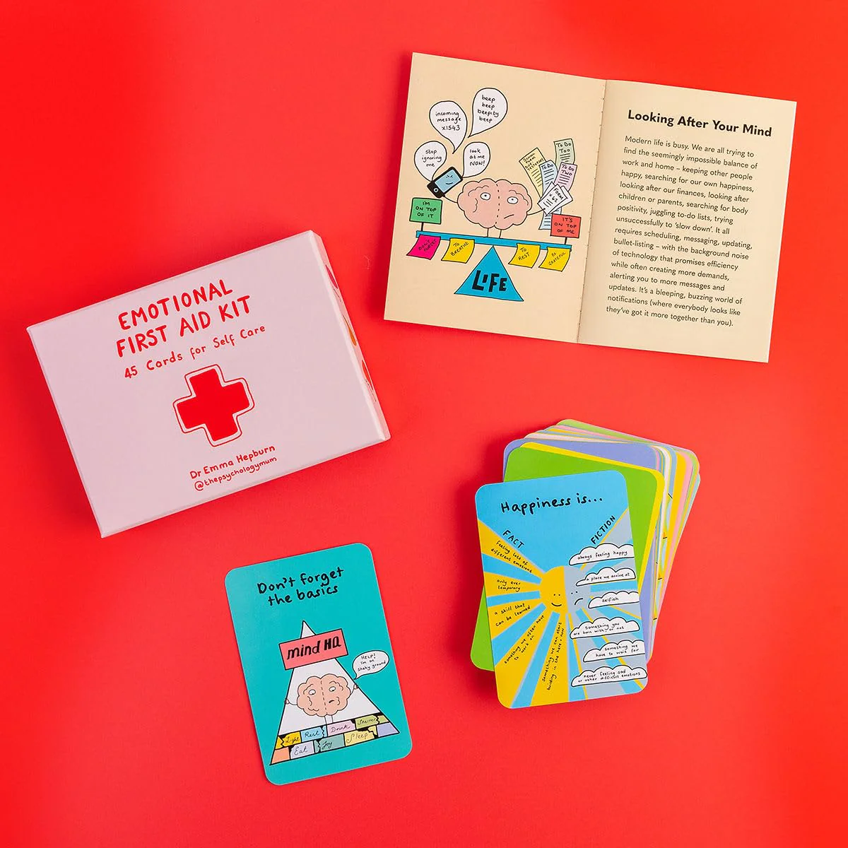 Emotional First Aid Kit: 45 Cards for Self Care by Dr Emma Hepburn - Image 4