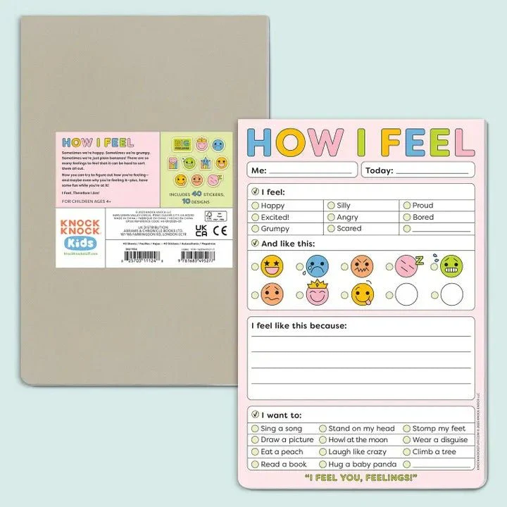 How I Feel Notepad and Stickers - Image 3