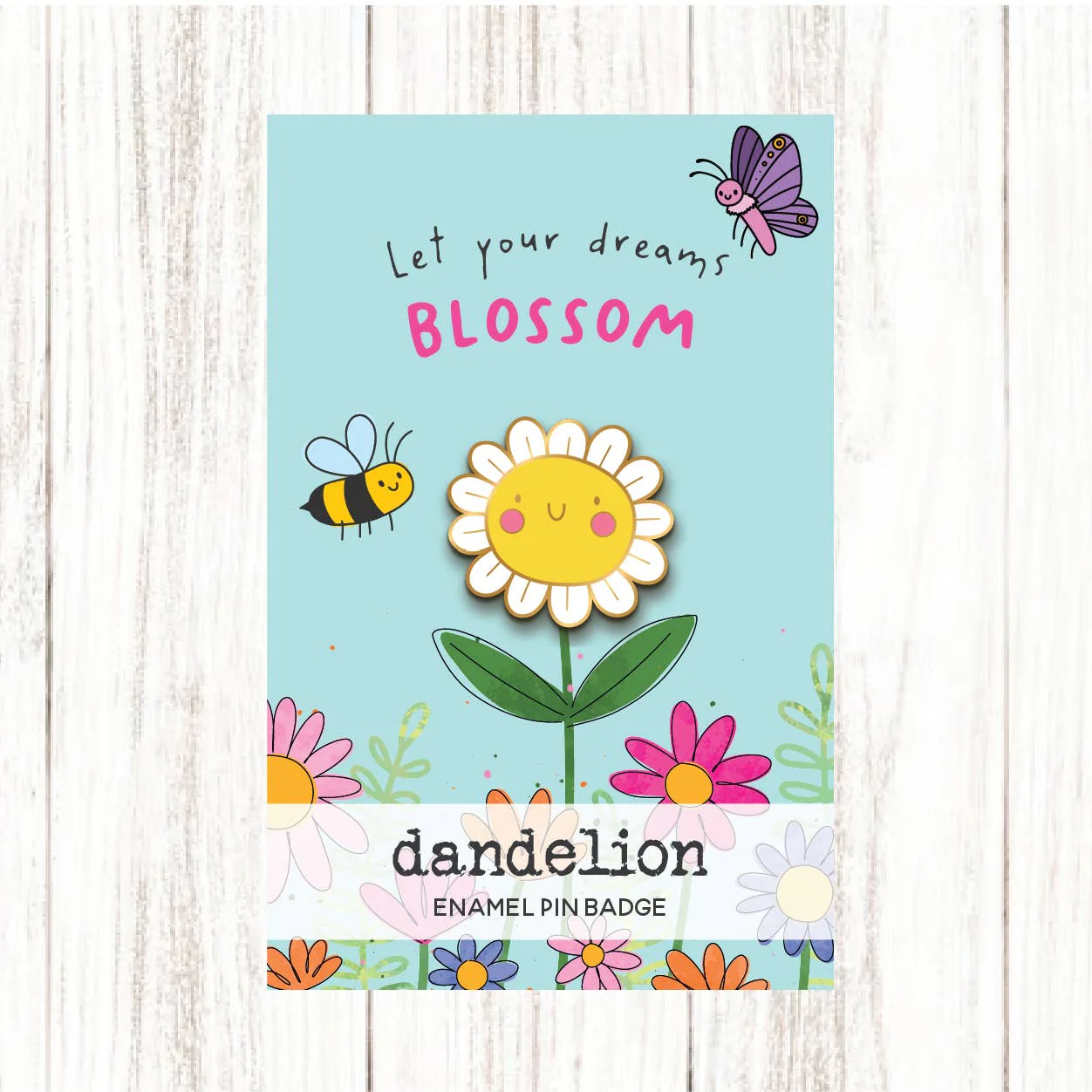 Let Your Dreams Blossom Enamel Pin