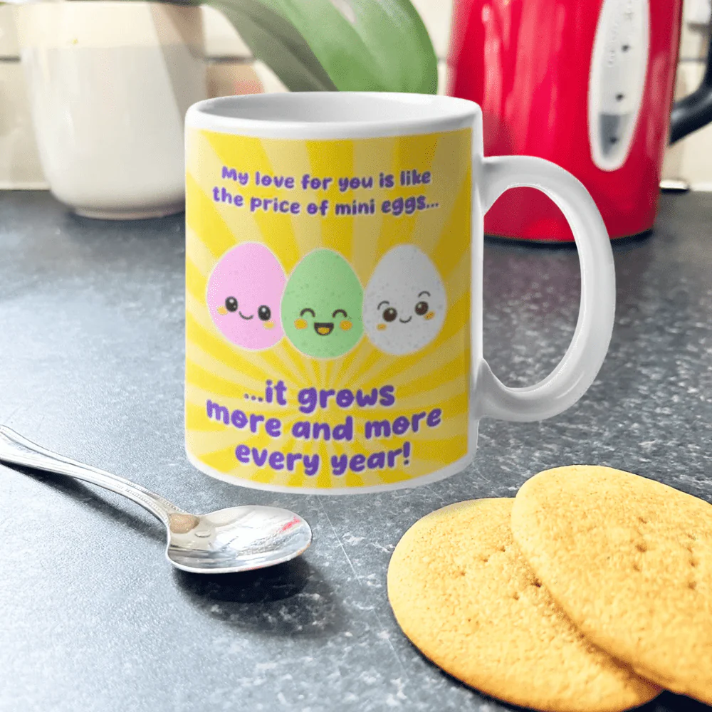 Mini Eggs - Cute Motivational Mug