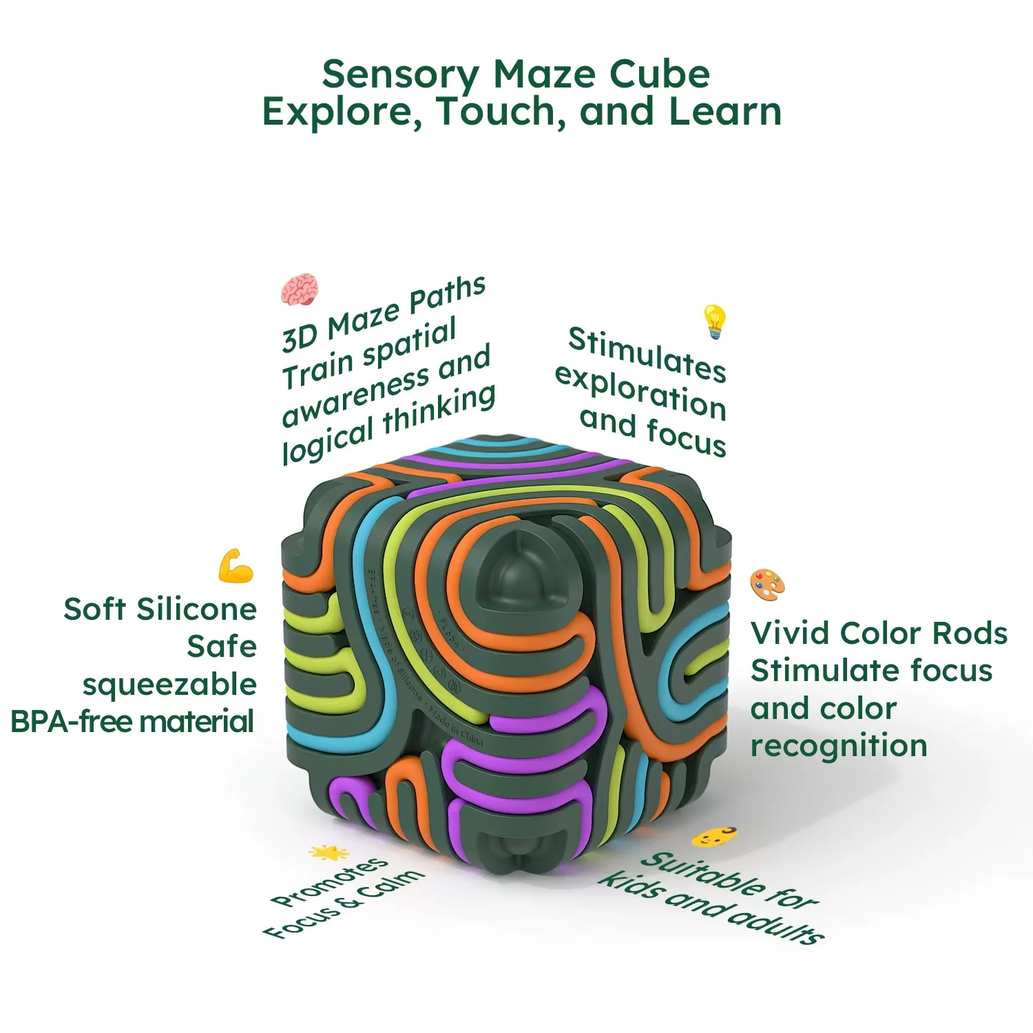 Neuro Wiz 3D Sensory Activity Cube - Image 3