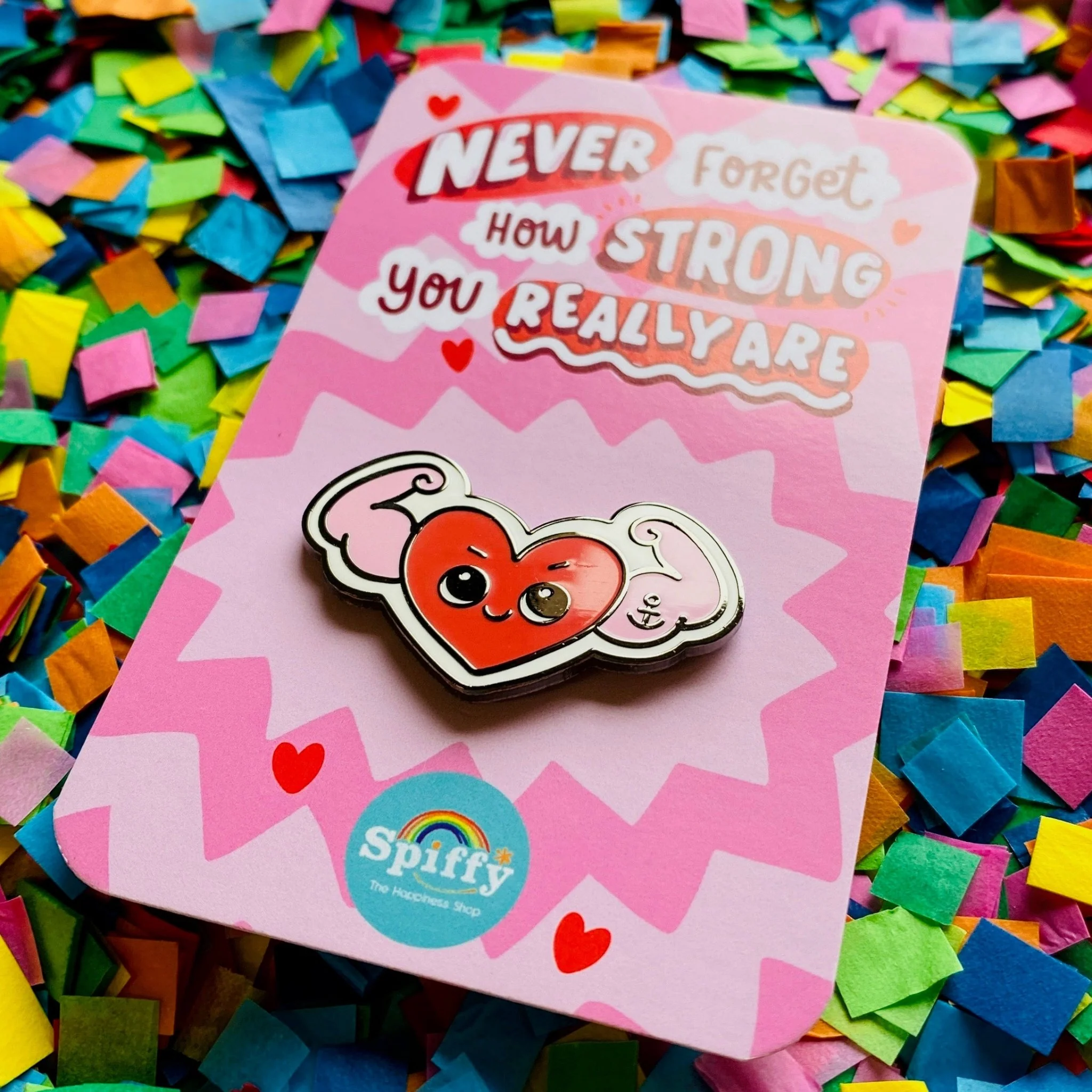 Never Forget How Strong You Really Are Enamel Pin - Image 4