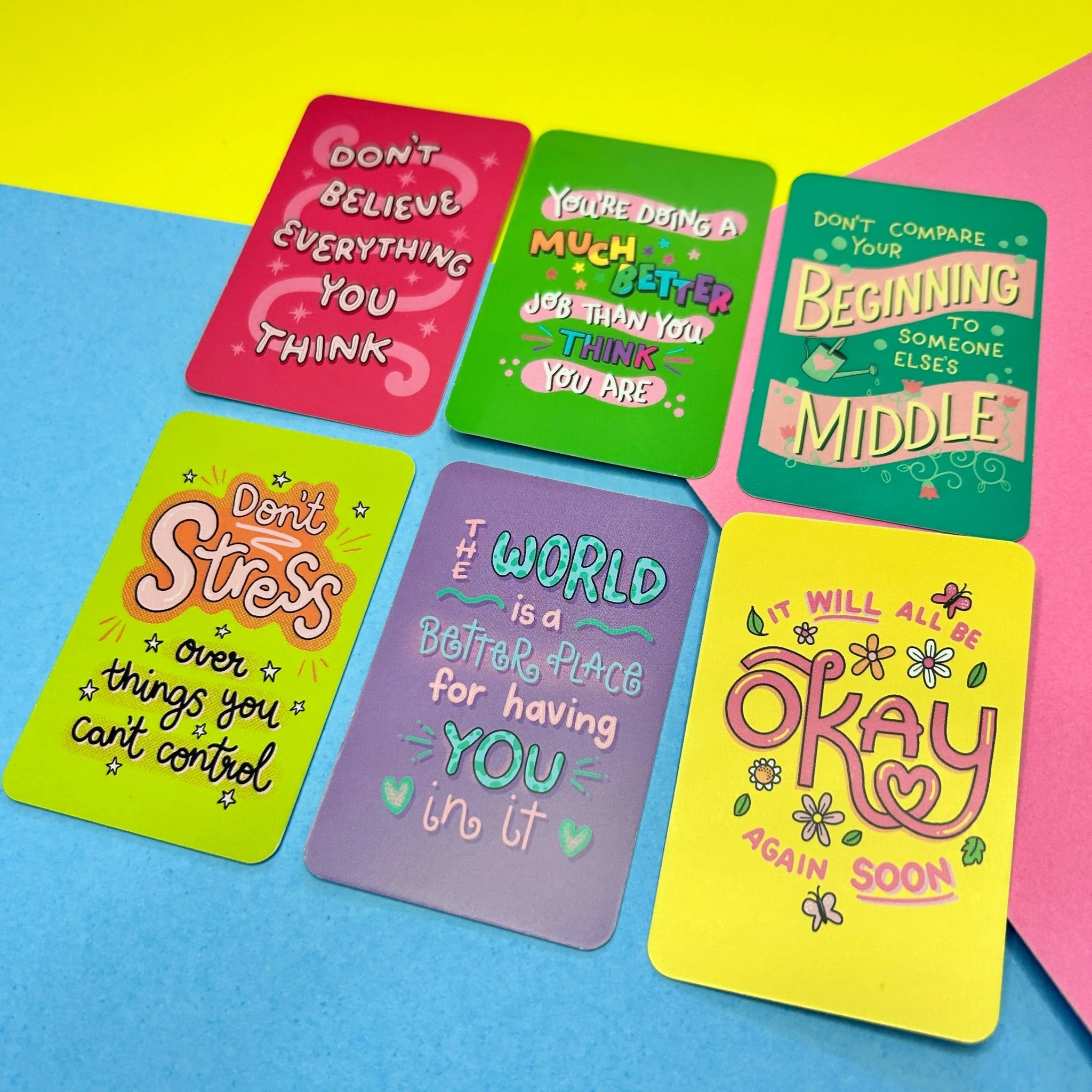Pocketful of Pick-Me-Up Cards - 30 Motivational Reminder Quote Cards - Image 4