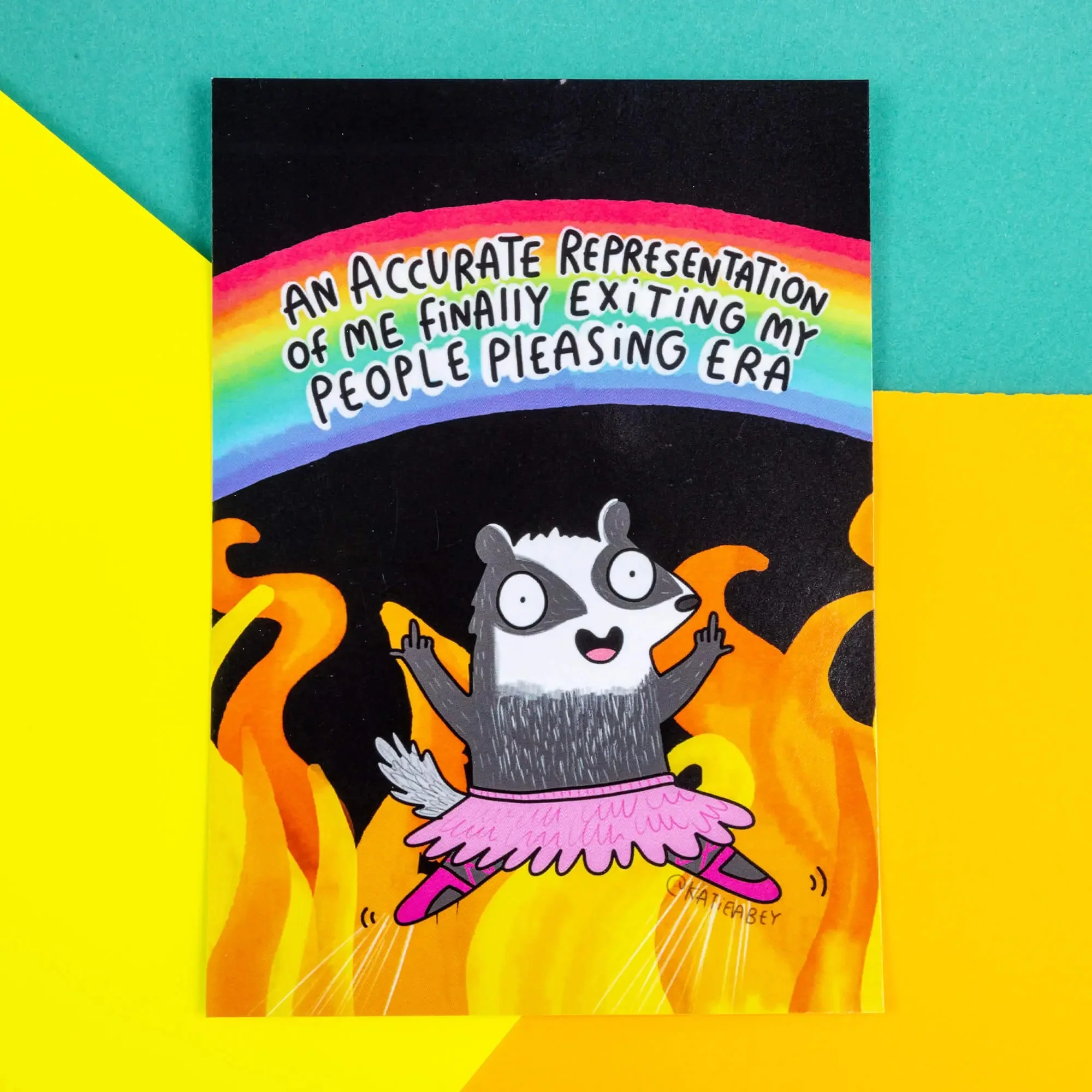 Protect Your Energy - Set of 5 Quirky Self-Care Postcards by Katie Abey - Image 3