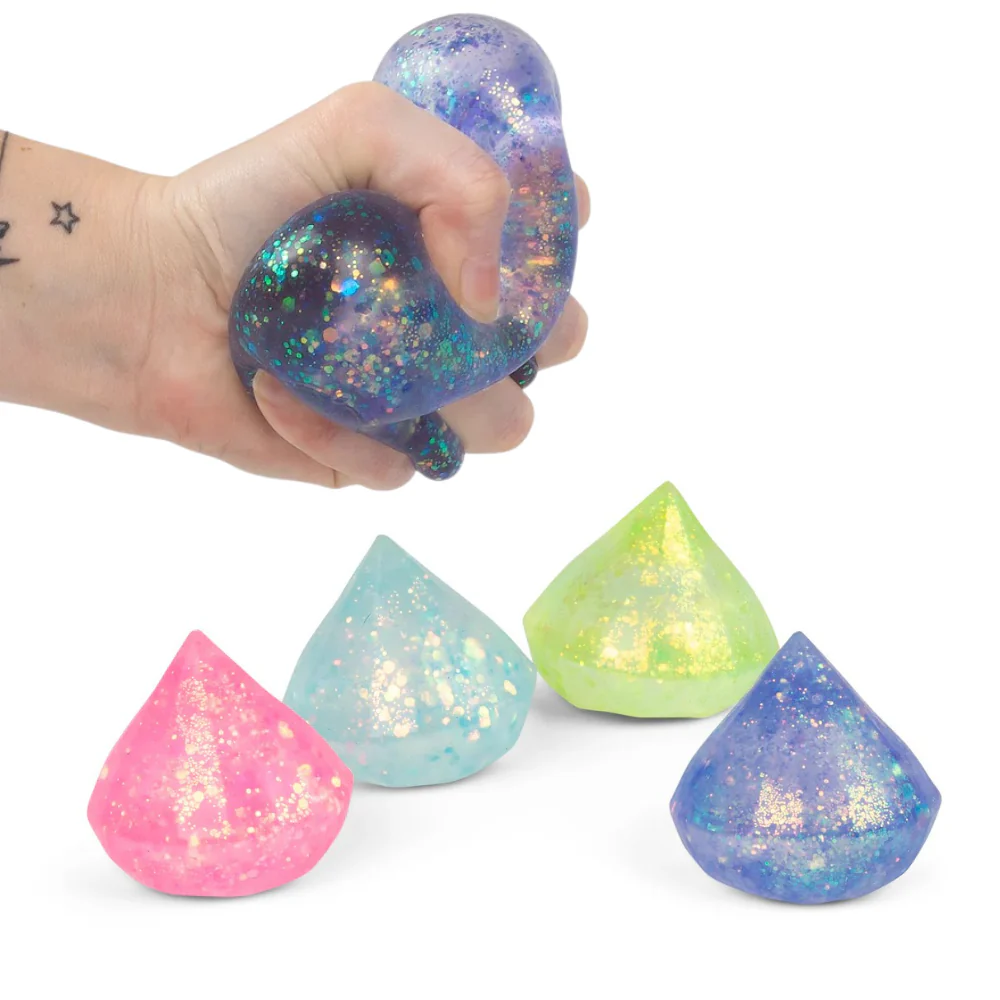 Scrunchems Sugar Diamond - Dense Gel Squishy Fidget