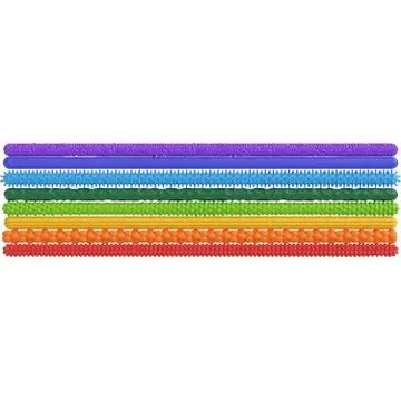 Sensory Fidget Sticks - Pack of 8 Texture Silicone Sticks - Image 5