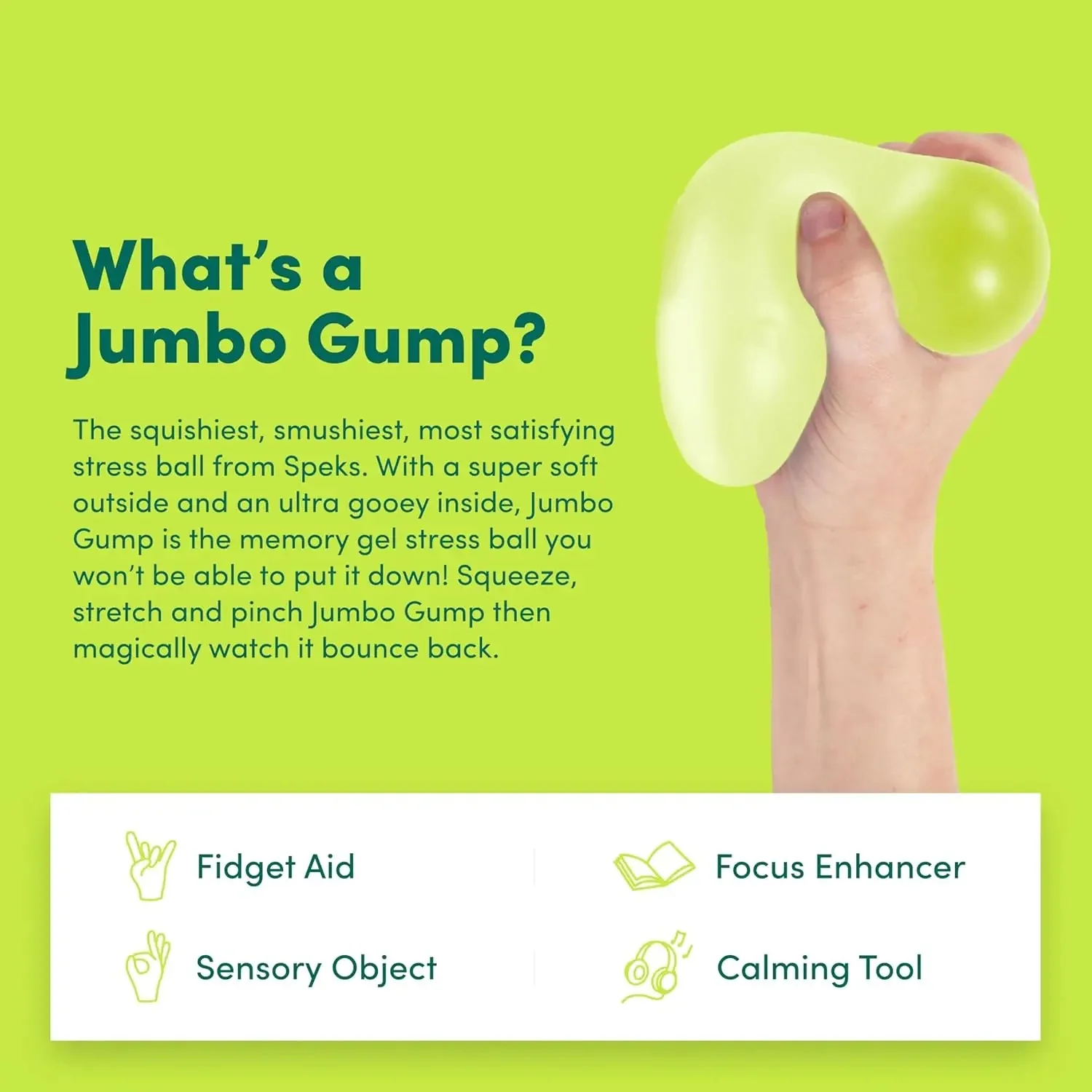 Speks Jumbo Gump - The original squishy supersized! - Image 3