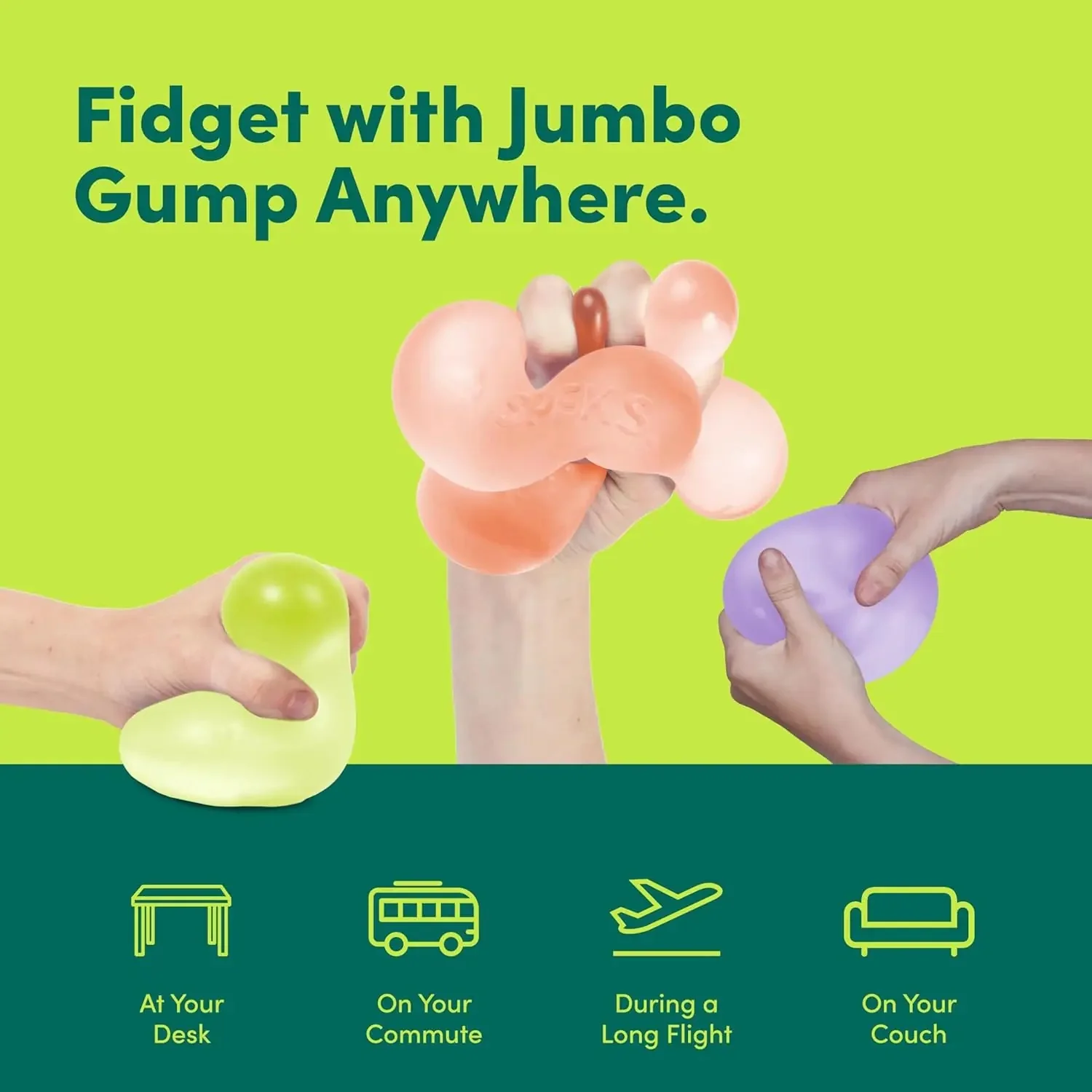 Speks Jumbo Gump - The original squishy supersized! - Image 4