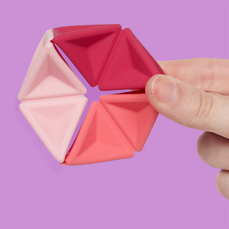 Speks Pivot - Silicone Flexagon fidget toy - Image 12