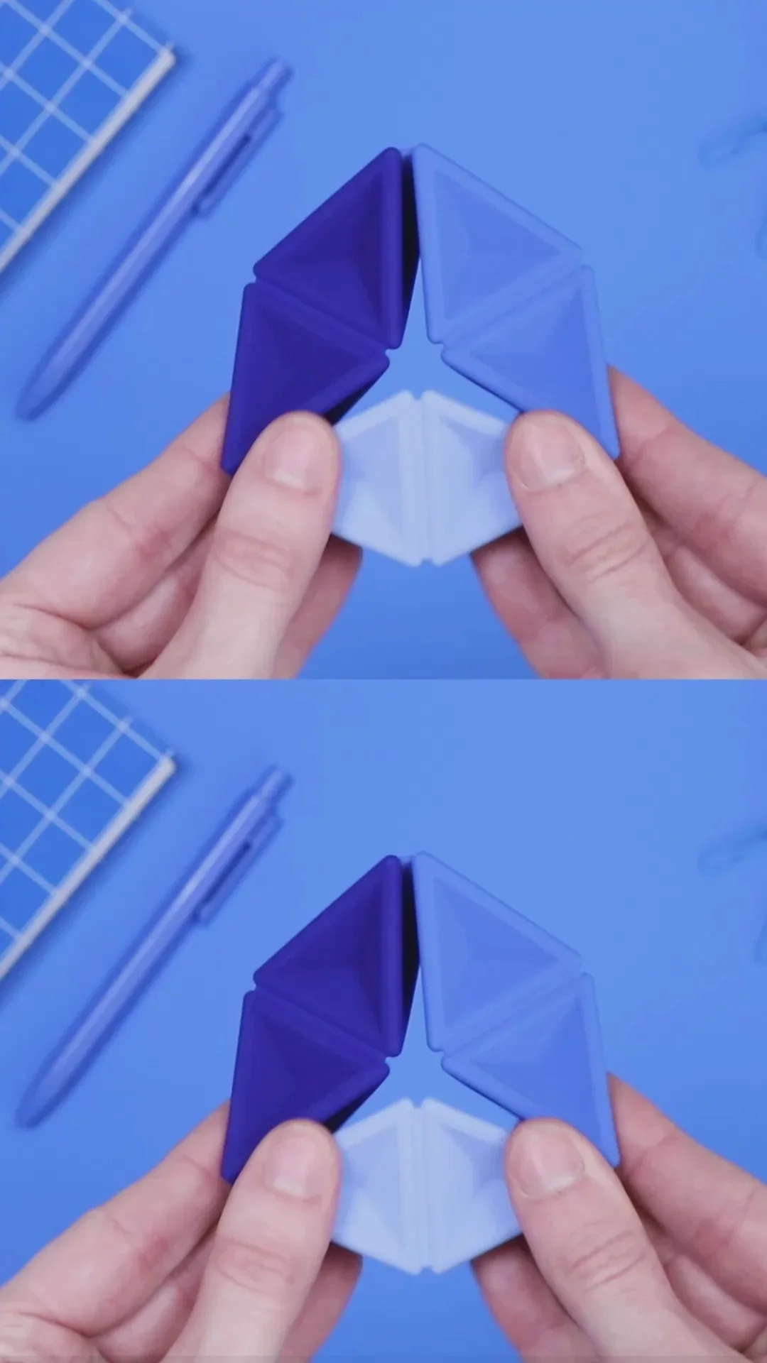 Speks Pivot - Silicone Flexagon fidget toy - Image 7