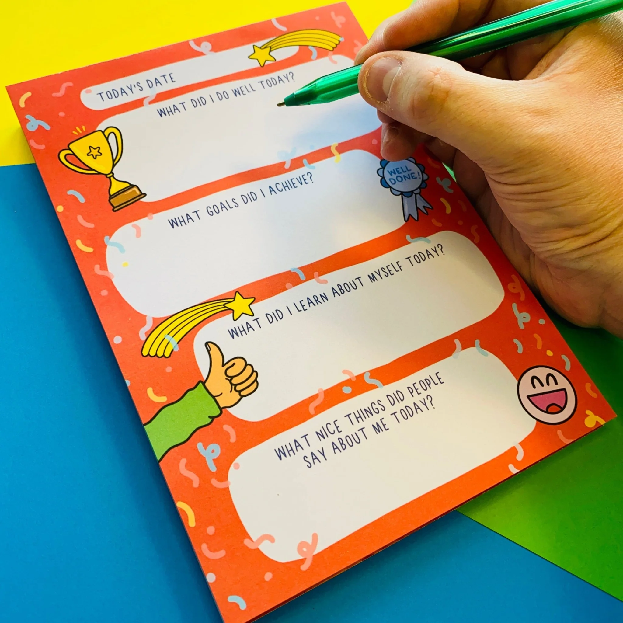 Wow, I'm Awesome! A5 Self-Esteem and Confidence Booster Notepad Planner - 100 pages - Image 3