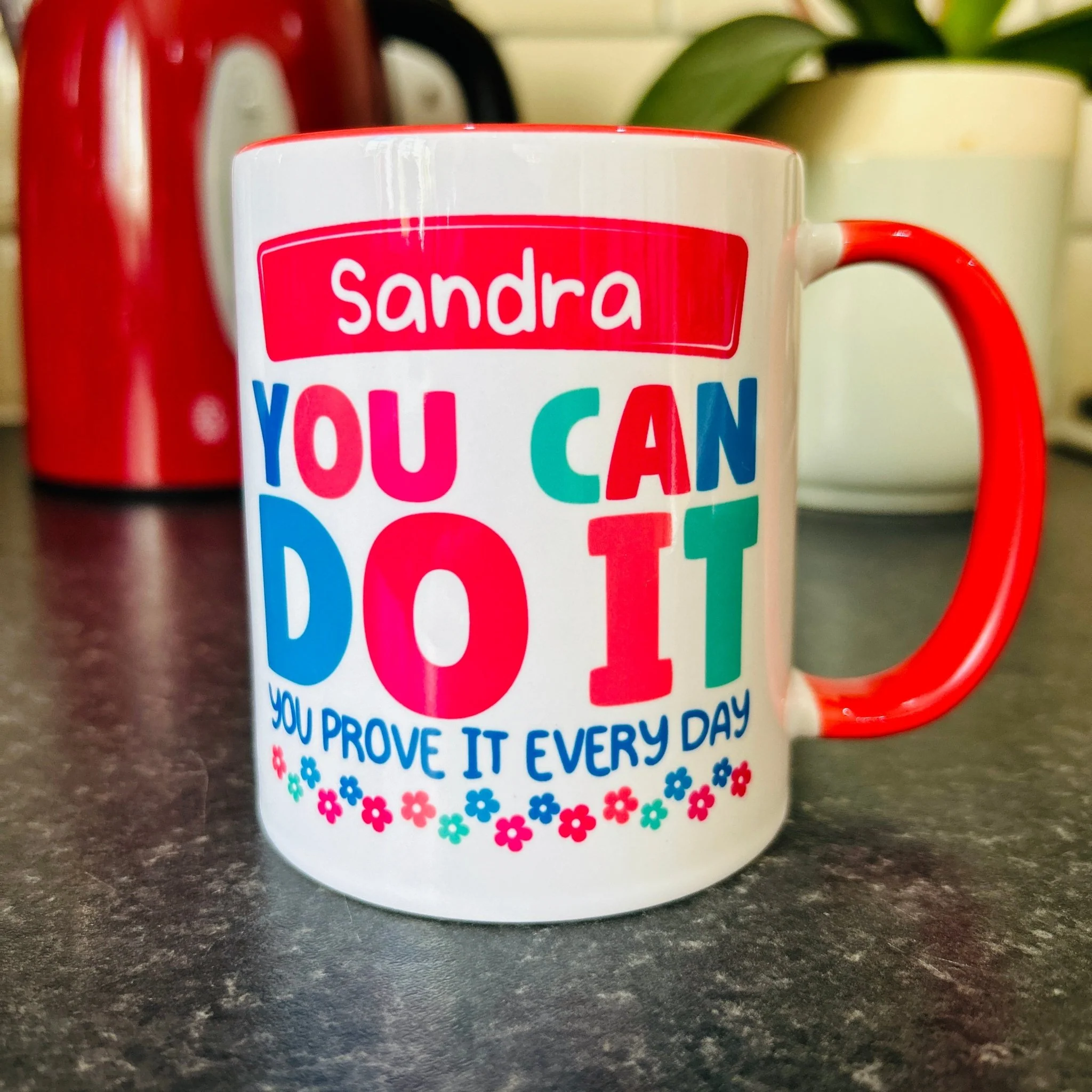 You Can Do It - Personalised Motivational Mug with Name and Optional Gift Note - Image 4