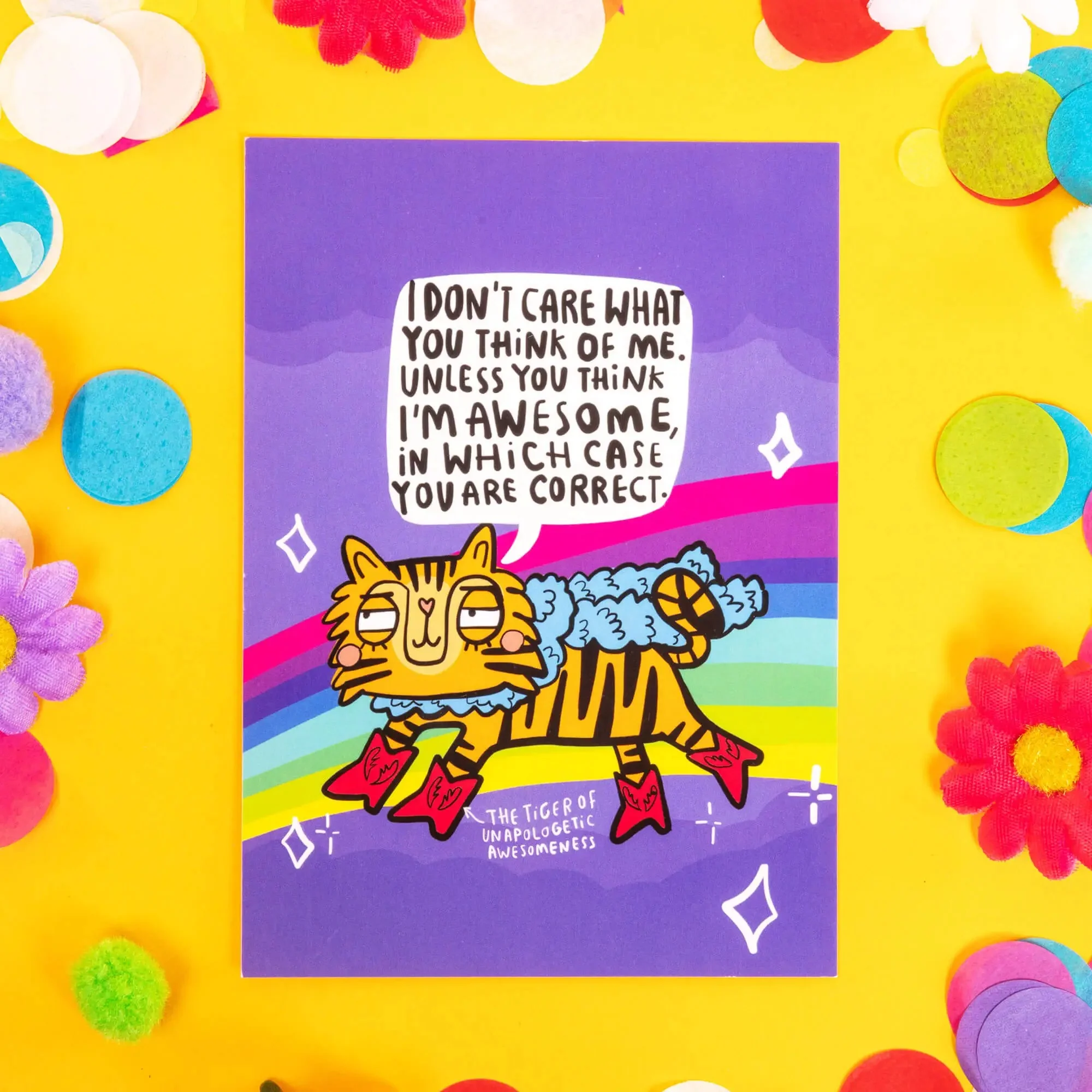 You're Amazing and You're Loved - Set of 5 Quirky Motivational Postcards by Katie Abey - Image 6